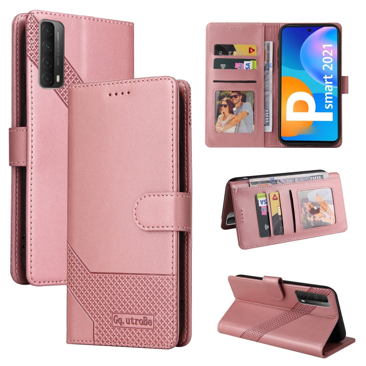 GQUTROBE Skin Feel Magnetic Leather Phone Case – Wear-resistant, Magnetic, Card Slot, For Huawei P Smart 2021, For Huawei P20 Lite, For Huawei P30 Pro, For Huawei P30 Lite