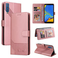 GQUTROBE Skin Feel Magnetic Leather Phone Case, For Samsung Galaxy A7 2018, For Samsung Galaxy A10, For Samsung Galaxy A12, For Samsung Galaxy A13 For Samsung Galaxy A7 2018 Rose Gold