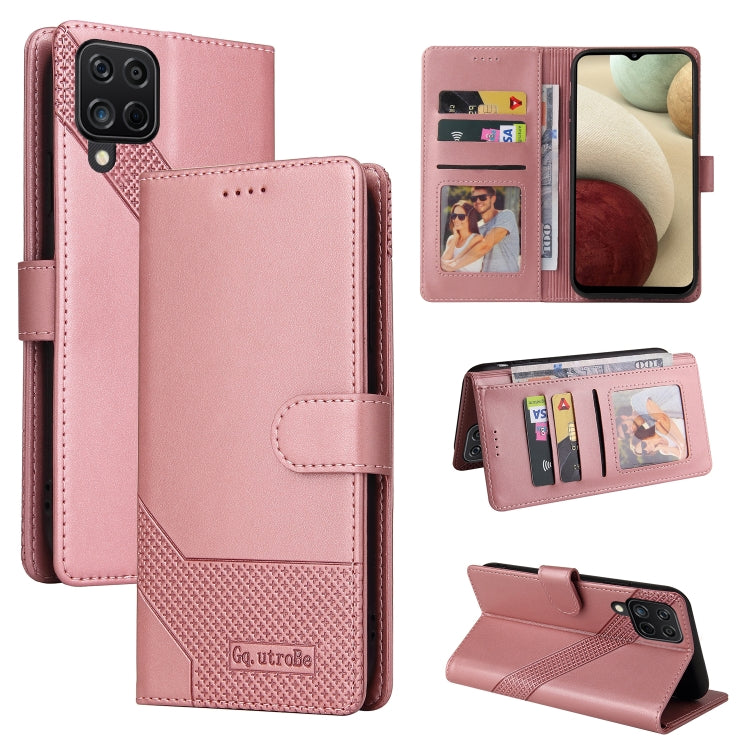 GQUTROBE Skin Feel Magnetic Leather Phone Case, For Samsung Galaxy A22 4G, For Samsung Galaxy A22 5G, For Samsung Galaxy A31, For Samsung Galaxy A32 4G For Samsung Galaxy A22 4G Rose Gold
