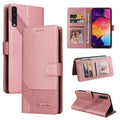 GQUTROBE Skin Feel Magnetic Leather Phone Case, For Samsung Galaxy A50, For Samsung Galaxy A51 4G, For Samsung Galaxy A51 5G, For Samsung Galaxy A52 5G / 4G For Samsung Galaxy A50 Rose Gold