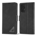 Forwenw Dual-side Buckle Leather Phone Case, For Samsung Galaxy A23 / F23 / M23, For Samsung Galaxy A33 5G, For Samsung Galaxy A53 5G, For Samsung Galaxy A73 5G For Samsung Galaxy A23 F23 M23 Black