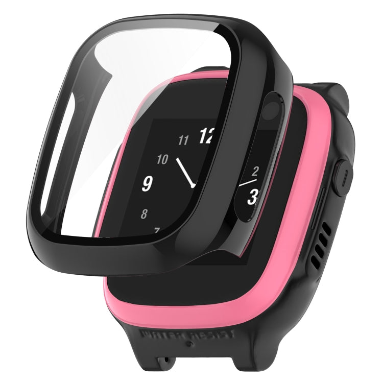 PC + Tempered Film Integrated Protective Watch Case – Durable Build, Easy to Use, For Huawei Watch Fit Mini, For Xplora X5 Play Children Watch For Xplora X5 Play Children Watch Black