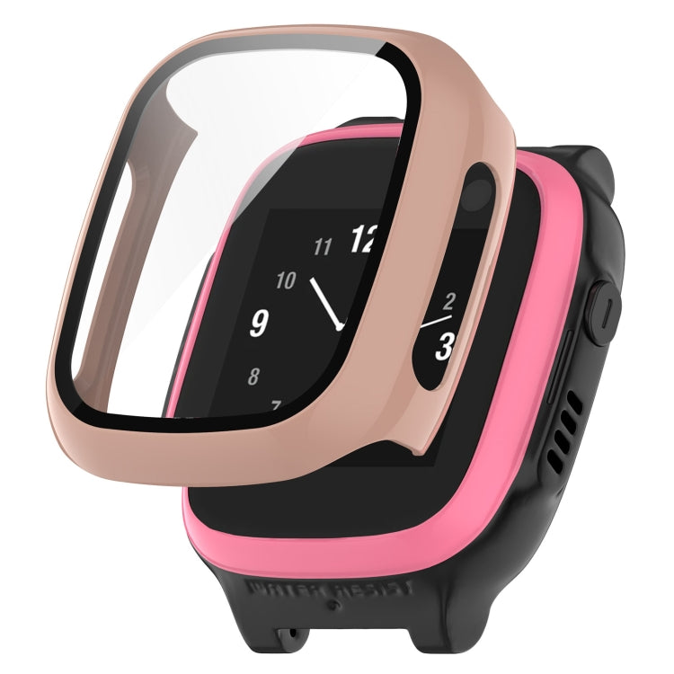 PC + Tempered Film Integrated Protective Watch Case – Durable Build, Easy to Use, For Huawei Watch Fit Mini, For Xplora X5 Play Children Watch For Xplora X5 Play Children Watch Pink