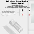 V30S Tuya Smart WIFI Video Doorbell Support Wired POE & Two-way Intercom & Night Vision, T30 – Durable Build, Easy to Use