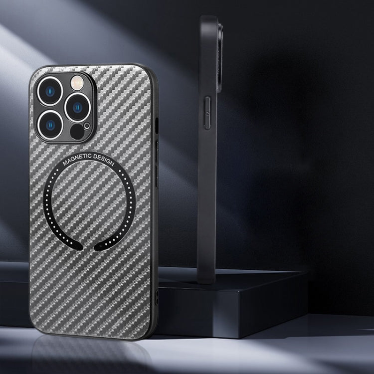 Carbon Fiber Texture MagSafe Magnetic Phone Case – Magnetic, For iPhone 13 Pro, For iPhone 13 Pro Max, For iPhone 12, For iPhone 12 Pro, For iPhone 12 Pro Max