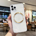 CD Texture MagSafe TPU Phone Case, For iPhone 14 Pro Max, For iPhone 13 mini, For iPhone 13 For iPhone 14 Pro Max Transparent