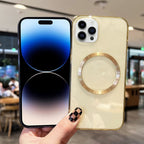 CD Texture MagSafe TPU Phone Case, For iPhone 14 Pro Max, For iPhone 13 mini, For iPhone 13
