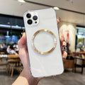 CD Texture MagSafe TPU Phone Case, For iPhone 13 Pro, For iPhone 13 Pro Max, For iPhone 12 mini For iPhone 13 Pro Transparent