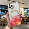 Marble MagSafe Clear Phone Case, For iPhone 14 Pro, For iPhone 14 Pro Max, For iPhone 13, For iPhone 13 Pro, For iPhone 13 Pro Max, For iPhone 12, For iPhone 12 Pro, For iPhone 12 Pro Max For iPhone 14 Pro Red