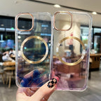 Marble MagSafe Clear Phone Case, For iPhone 14 Pro, For iPhone 14 Pro Max, For iPhone 13, For iPhone 13 Pro, For iPhone 13 Pro Max, For iPhone 12, For iPhone 12 Pro, For iPhone 12 Pro Max
