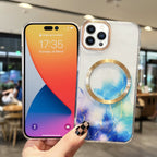 Marble MagSafe Clear Phone Case, For iPhone 14 Pro, For iPhone 14 Pro Max, For iPhone 13, For iPhone 13 Pro, For iPhone 13 Pro Max, For iPhone 12, For iPhone 12 Pro, For iPhone 12 Pro Max
