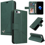 GQUTROBE Right Angle Leather Phone Case, For iPhone 7 / 8 / SE 2020 / SE 2022