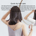 Original Xiaomi Mijia H100 Negative Ion Portable Electric Hair Dryer, US Plug, H100 (Pink)