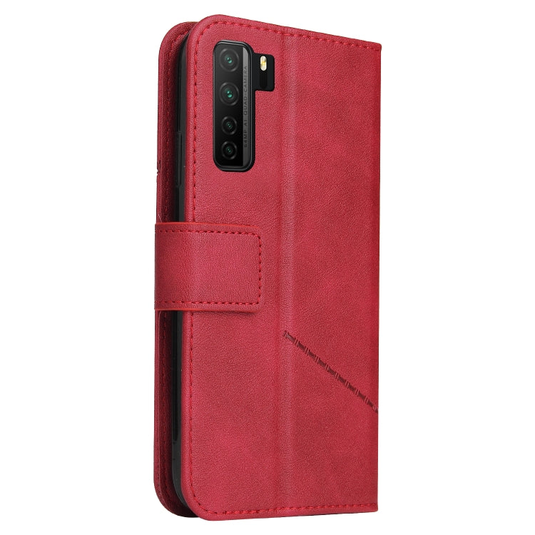 GQUTROBE Right Angle Leather Phone Case – Wear-resistant, Card Slot, Kickstand, For Huawei nova 7 SE, For Huawei Mate 40, For Huawei Mate 40 Lite, For Huawei Mate 40 Pro