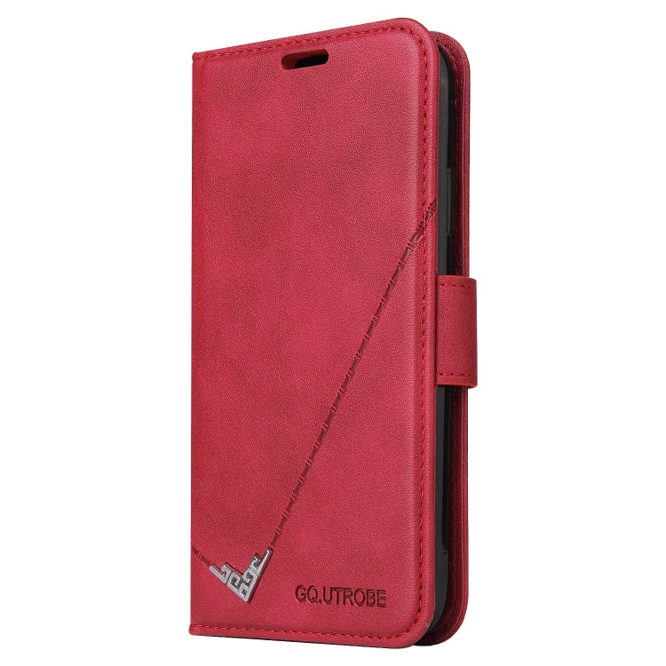 GQUTROBE Right Angle Leather Phone Case – Wear-resistant, Card Slot, Kickstand, For Huawei Mate 30 Lite, For Huawei Mate 30 Pro, For Huawei Mate 20 Pro, For Huawei P30