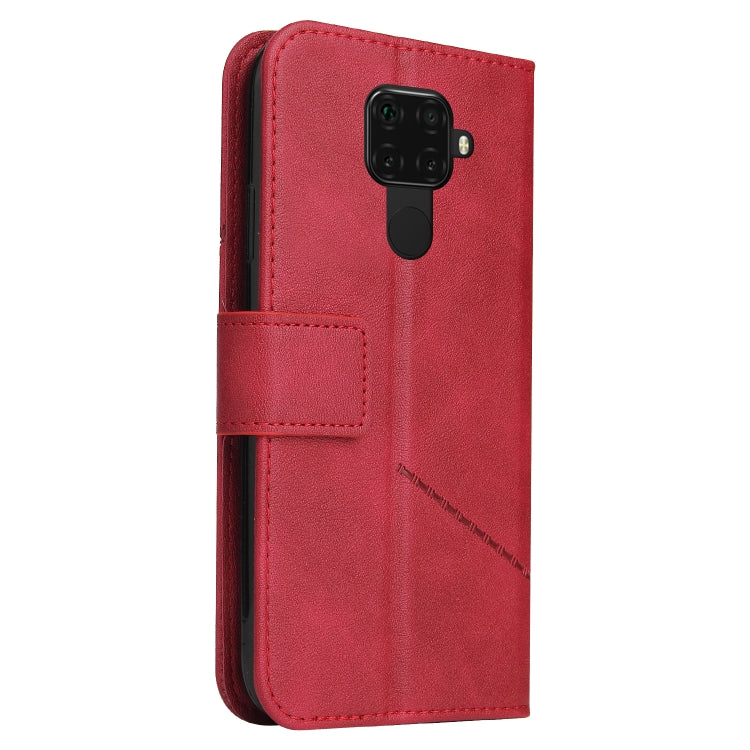 GQUTROBE Right Angle Leather Phone Case – Wear-resistant, Card Slot, Kickstand, For Huawei Mate 30 Lite, For Huawei Mate 30 Pro, For Huawei Mate 20 Pro, For Huawei P30