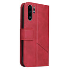 GQUTROBE Right Angle Leather Phone Case – Wear-resistant, Card Slot, Kickstand, For Huawei P30 Pro, For Huawei P20 Lite, For Huawei P20 Pro, For Huawei Y7p