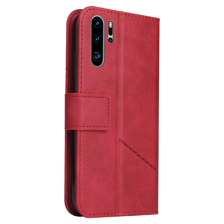 GQUTROBE Right Angle Leather Phone Case – Wear-resistant, Card Slot, Kickstand, For Huawei P30 Pro, For Huawei P20 Lite, For Huawei P20 Pro, For Huawei Y7p