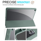 Acrylic 3-folding Smart Leather Tablet Case, For iPad 9.7 2018/2017, For iPad 10.2 2021/2020/2019, For iPad Air 2022/2020/Pro 11 2021/2020/2018