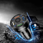 TE-094 4 in 1 Cigarette Lighter Conversion Plug Multi-function USB Car Fast Charger
