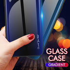 Texture Gradient Glass TPU Phone Case, For iPhone 13, For iPhone 13 Pro, For iPhone 13 Pro Max, For iPhone 12 / 12 Pro