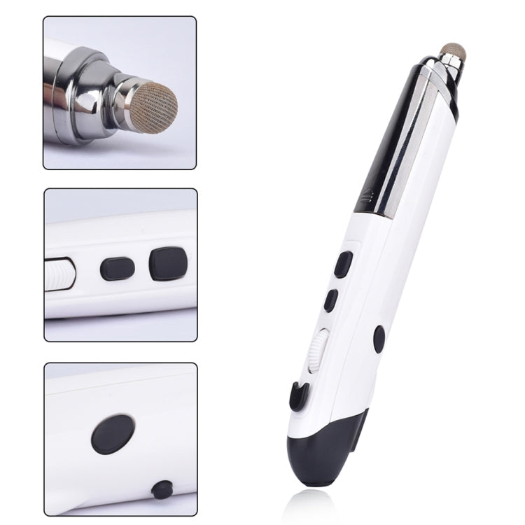 PR-08 Multifunctional Wireless Bluetooth Pen Mouse Capacitive Pen Mouse, 4-keys(White), 4-keys(Blue), 4-keys(Grey), 4-keys(Red), 4-keys(Black) – Bluetooth