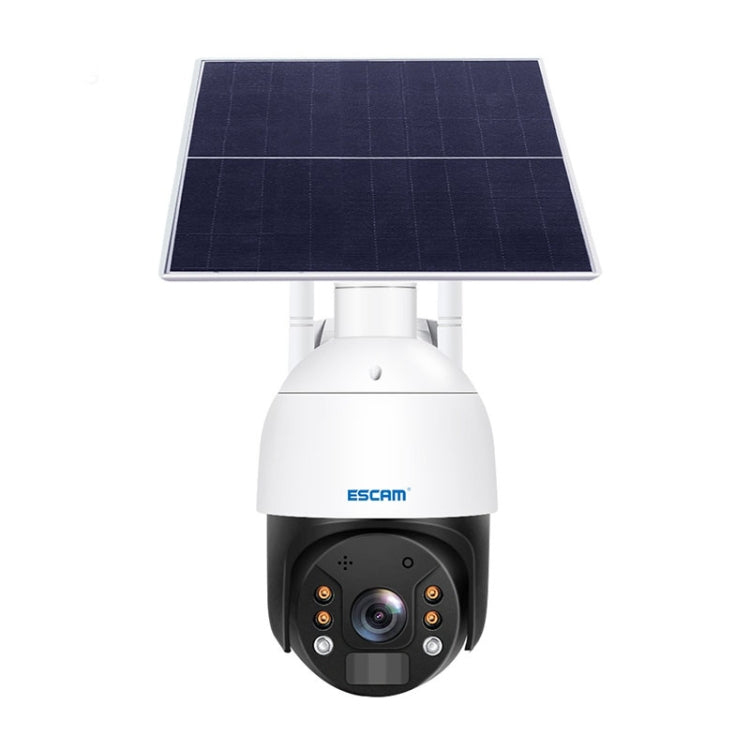 ESCAM QF724 3MP 24h Recording Cloud Storage PT 4G PIR Alarm IP Camera with Solar Panel, US Plug, EU Plug – Waterproof US Plug