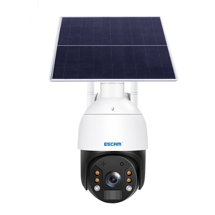 ESCAM QF724 3MP 24h Recording Cloud Storage PT 4G PIR Alarm IP Camera with Solar Panel, US Plug, EU Plug – Waterproof EU Plug