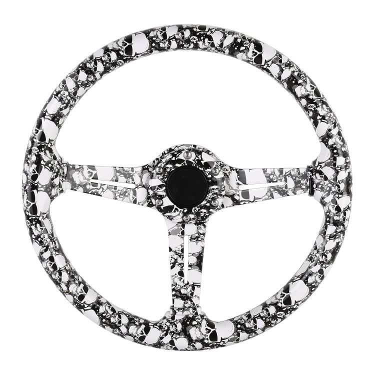 35cm Car Racing Graffiti ABS Steering Wheel – Durable Build, Easy to Use Style 4