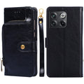 Zipper Bag Leather Phone Case – Card Slot, Leather, TPU, For OnePlus Ace Pro 5G, For Xiaomi Redmi K50 Ultra/Xiaomi 12T/Xiaomi 12T Pro, For Asus Zenfone 9, For Huawei nova Y90 4G