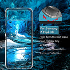 imak UX-6 series All-inclusive Shockproof Airbag TPU Invisible Phone Case, For Samsung Galaxy Z Flip4 5G