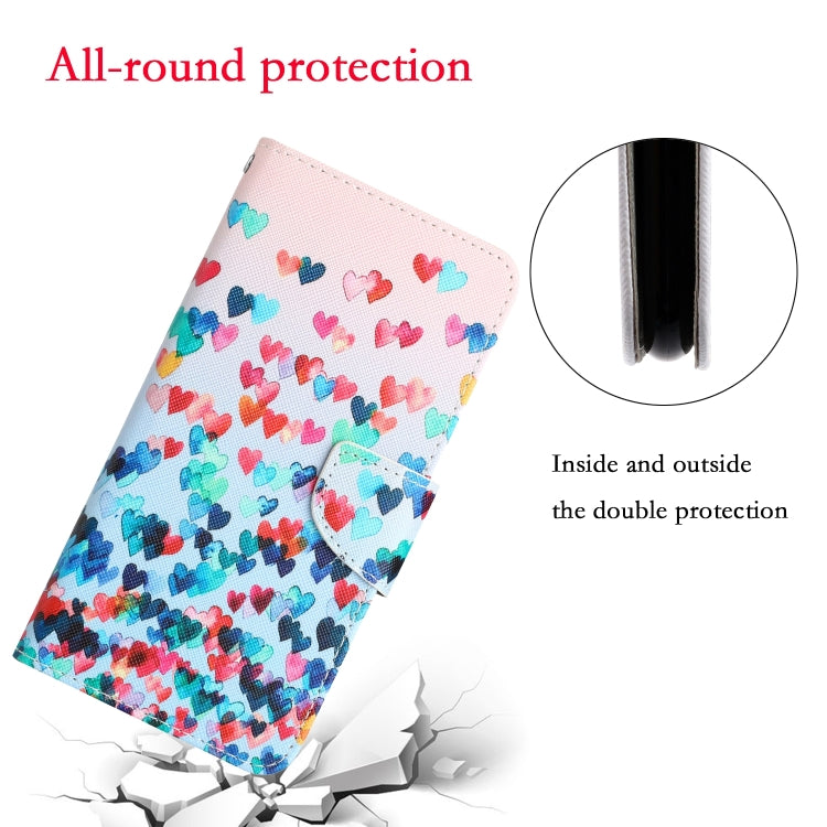 Colored Drawing Leather Phone Case, For iPhone 14