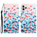 Colored Drawing Leather Phone Case, For iPhone 11 Pro For iPhone 11 Pro Heart