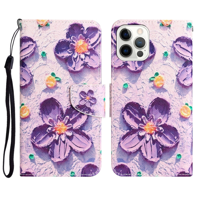 Colored Drawing Leather Phone Case – Card Slot, Leather, TPU, For iPhone 11 Pro Max