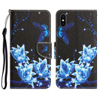 Colored Drawing Leather Phone Case – Card Slot, Leather, TPU, For iPhone XS Max