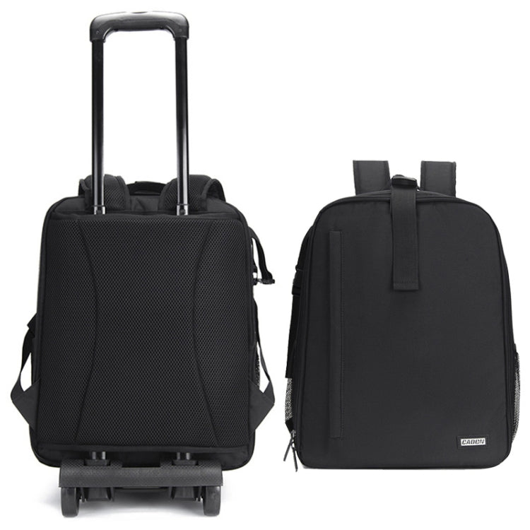 CADeN D6 V Camera Backpack Shoulders Drawbar Nylon Camera Bag, D6 V 32 x 18 x 43cm D6 V 32 x 18 x 43cm