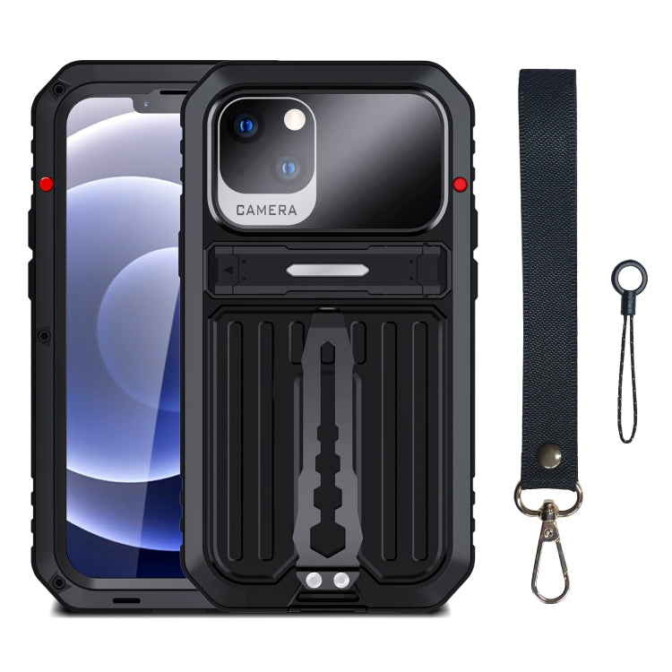 Armor Shockproof Splash-proof Dust-proof Phone Case, For iPhone 14, For iPhone 14 Pro, For iPhone 14 Pro Max For iPhone 14 Black