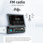 9901 7 inch Car Retractable MP5 Player Supports FM & Mobile Phone Internet, 9901