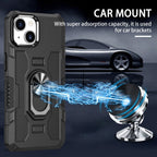 Ring Holder Armor Hybrid Phone Case, For iPhone 14, For iPhone 14 Plus, For iPhone 14 Pro, For iPhone 14 Pro Max