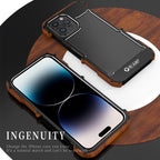 Ironwood Generation Metal + Wood Phone Case, For iPhone 14, For iPhone...