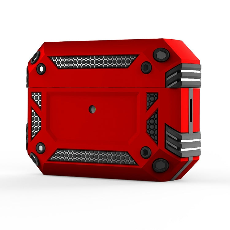 Military Armor Four-corner Shockproof Earphone Protective Cover, For AirPods Pro 2 For AirPods Pro 2 Red