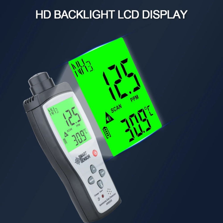 SmartSensor AR8500 Handheld Ammonia Gas NH3 Detector Meter, AR8500 – Durable Build, Easy to Use