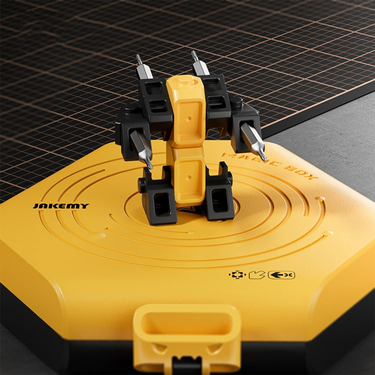 JAKEMY JM-8185 69 in 1 Multi-function Screwdriver Tool Set Assemblable Blocks, JM-8185 – Non-slip