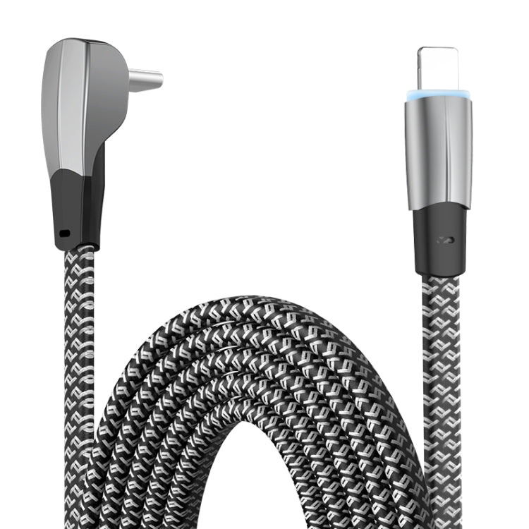 3A USB-C/Type-C to 8 Pin Elbow Fast Charge Data Cable, 3A Type-C to 8 Pin 1.2m, 3A Type-C to 8 Pin 2m – Durable Build, Easy to Use 3A Type-C to 8 Pin 2m