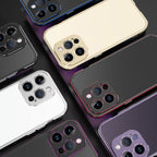 Aurora Series Lens Protector + Metal Frame Phone Case – Durable Build, Easy to Use, For iPhone 14 Pro, For iPhone 14 Pro Max