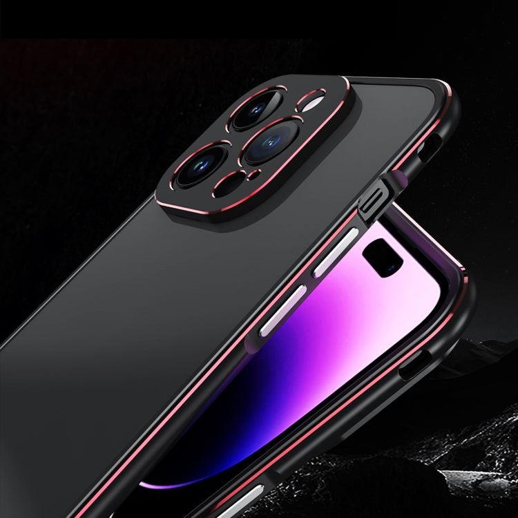 Aurora Series Lens Protector + Metal Frame Phone Case – Durable Build, Easy to Use, For iPhone 14 Pro, For iPhone 14 Pro Max