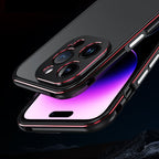Aurora Series Lens Protector + Metal Frame Phone Case – Durable Build, Easy to Use, For iPhone 14 Pro, For iPhone 14 Pro Max