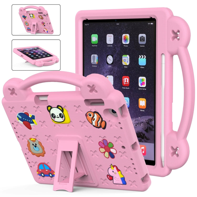 Handle Kickstand Children EVA Shockproof Tablet Case – Shockproof, Kickstand, For iPad mini 1 / 2 / 3 / 4 / 5, For iPad Air / Air 2 / iPad 5 / 6 / Pro 9.7, For iPad Pro 11 2018 / 2020 / 2021, For iPad Air 2020 / 2022 10.9 For iPad Air Air 2 iPad 5 6 Pro 9.7 Pink