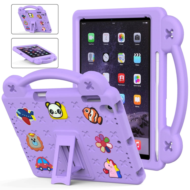 Handle Kickstand Children EVA Shockproof Tablet Case – Shockproof, Kickstand, For iPad mini 1 / 2 / 3 / 4 / 5, For iPad Air / Air 2 / iPad 5 / 6 / Pro 9.7, For iPad Pro 11 2018 / 2020 / 2021, For iPad Air 2020 / 2022 10.9 For iPad Air Air 2 iPad 5 6 Pro 9.7 Light Purple