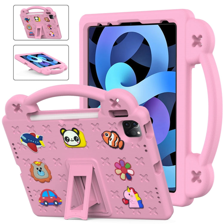 Handle Kickstand Children EVA Shockproof Tablet Case – Shockproof, Kickstand, For iPad mini 1 / 2 / 3 / 4 / 5, For iPad Air / Air 2 / iPad 5 / 6 / Pro 9.7, For iPad Pro 11 2018 / 2020 / 2021, For iPad Air 2020 / 2022 10.9 For iPad Air 2020 2022 10.9 Pink